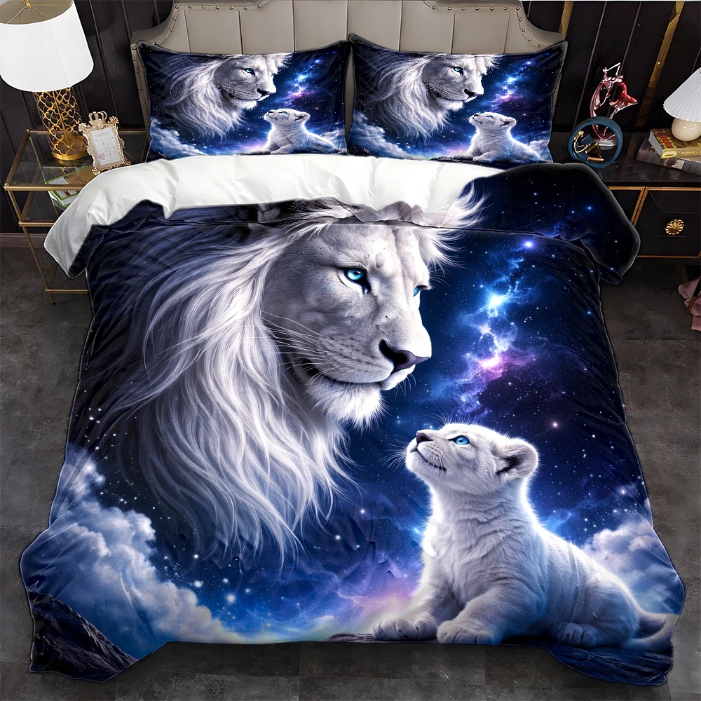 Duvet Cover Sets With Zipper - Juego de Funda Nórdica de 3