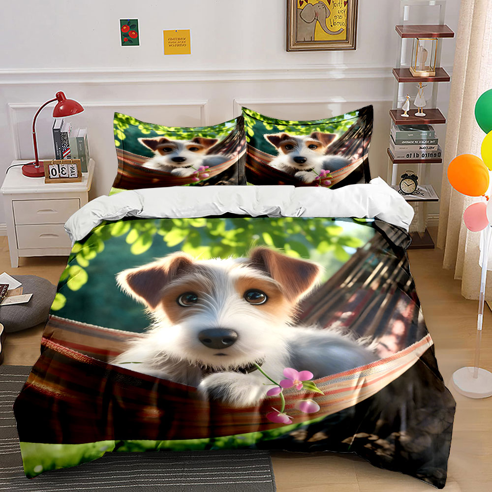 Duvet Cover Sets With Zipper - Juego de funda nórdica con estampado