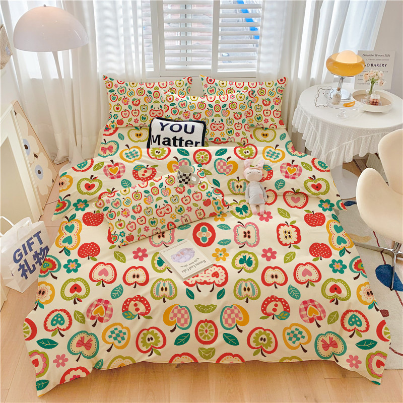 Aesthetic Floral Duvet Cover - Juego de ropa de cama con