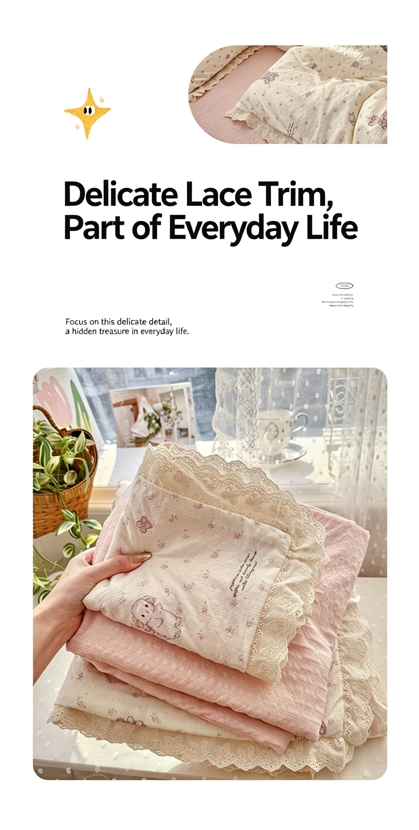 Juego de ropa de cama de estil - Aesthetic Floral Duvet Cover reseña y precio