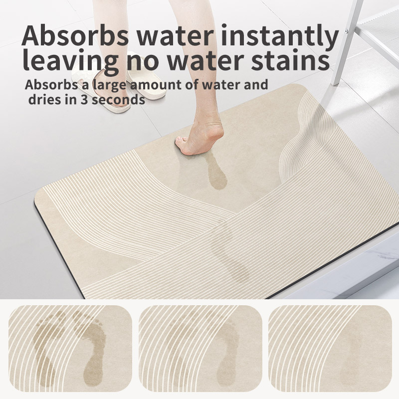 Alfombrillas de diatomita para - Quick Dry Diatomite Bath Mat reseña y precio