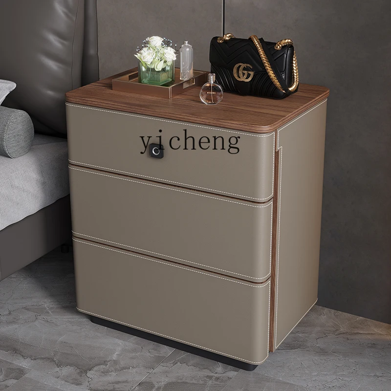 Mesita de noche de cuero X5-14 - Storage & Organization reseña y precio