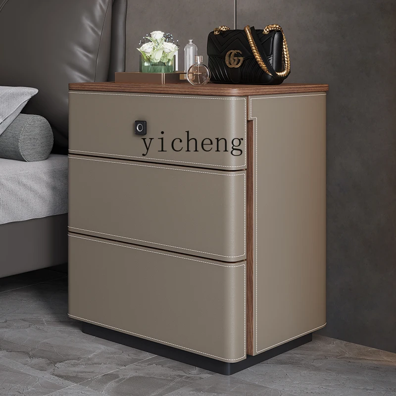 Mesita de noche de cuero X5-14 - Storage & Organization reseña y precio