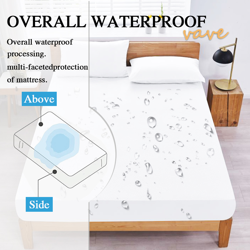 Sábana bajera impermeable con  - Waterproof Mattress Protector Breathable reseña y precio