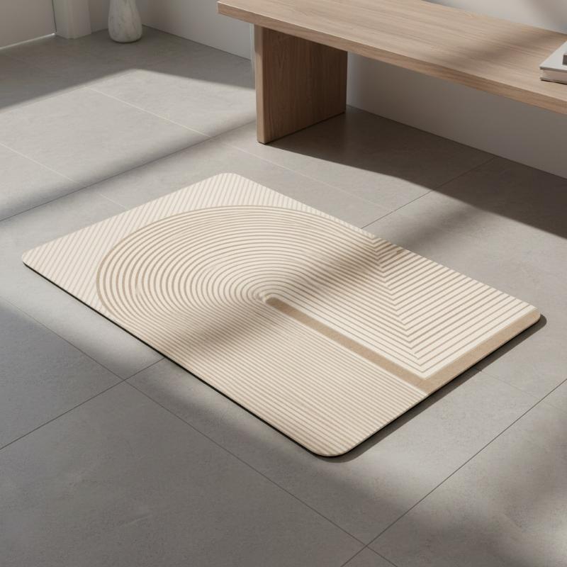 Alfombra de baño de diatomita  - Quick Dry Diatomite Bath Mat reseña y precio