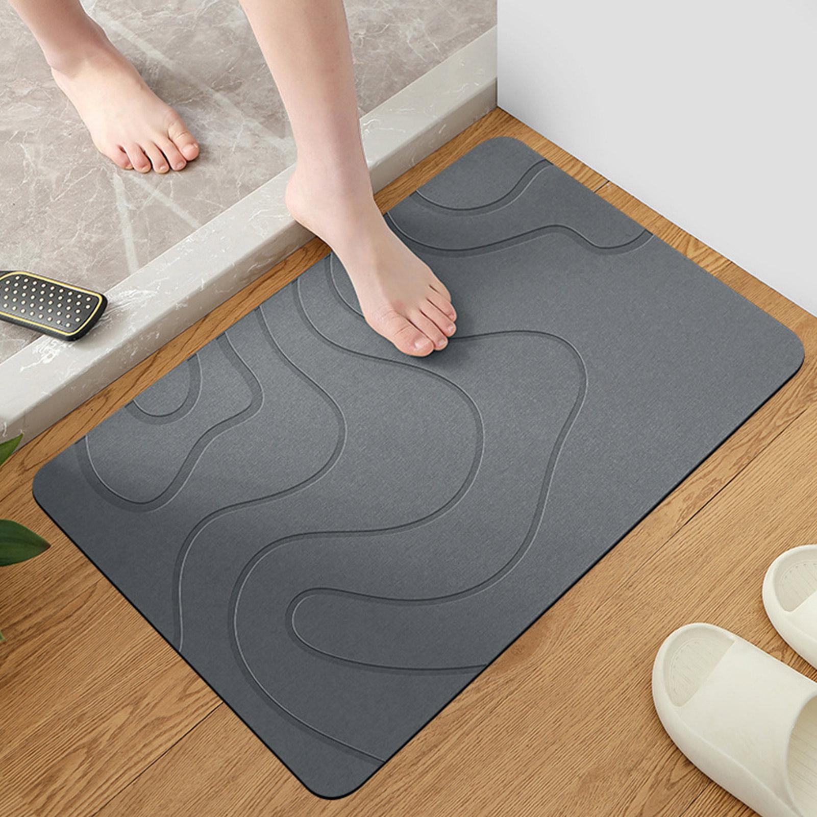 Alfombra de baño de piedra de  - Quick Dry Diatomite Bath Mat reseña y precio