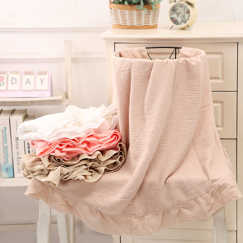 Manta de Muselina con Volantes - Muslin Cotton Bedspread reseña y precio