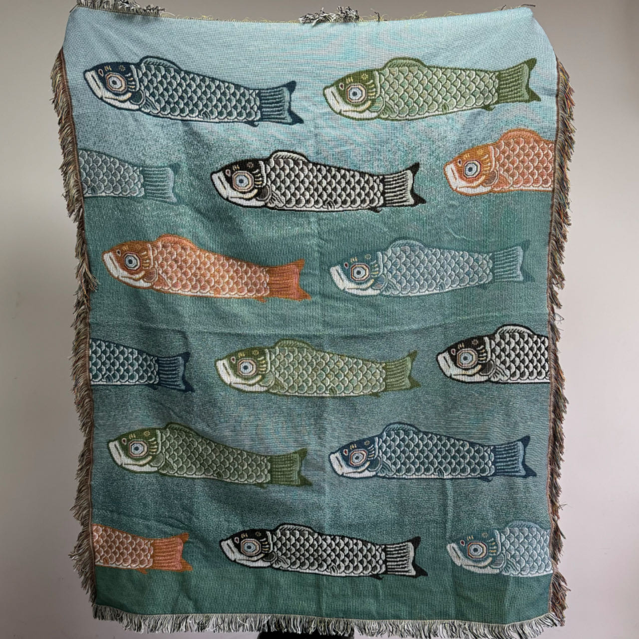 Manta Decorativa Tejida con Di - Boho Throw Blanket Fringe reseña y precio
